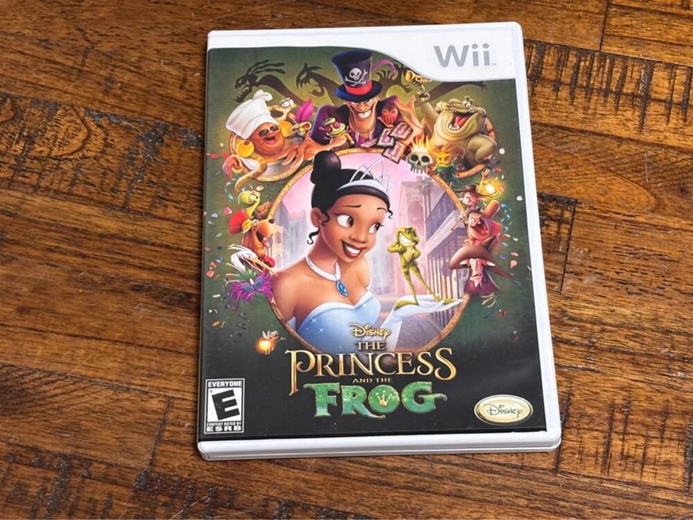 Disney Princess & the Frog - Nintendo Wii Case, Booklet And  Game